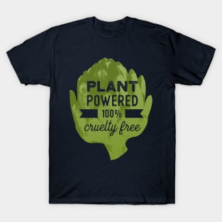 Vegan T-Shirt Plant Powered 100% Cruelty Free T-Shirt